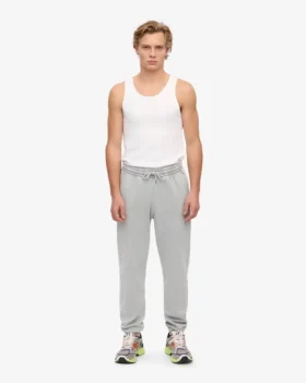 Pantalones de chándal orgánicos – Gris descolorido