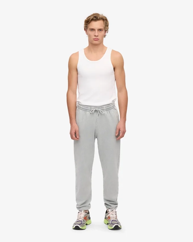 Pantalones de chándal orgánicos - Gris descolorido