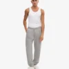 Pantalones de chándal orgánicos - Gris jaspeado
