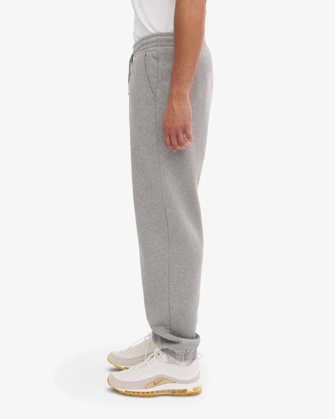 Pantalones de chándal orgánicos - Gris jaspeado