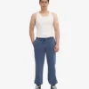 Pantalones de chándal orgánicos holgados - Azul Neptuno