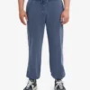 Pantalones de chándal orgánicos holgados - Azul Neptuno