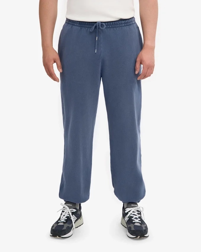 Pantalones de chándal orgánicos holgados - Azul Neptuno