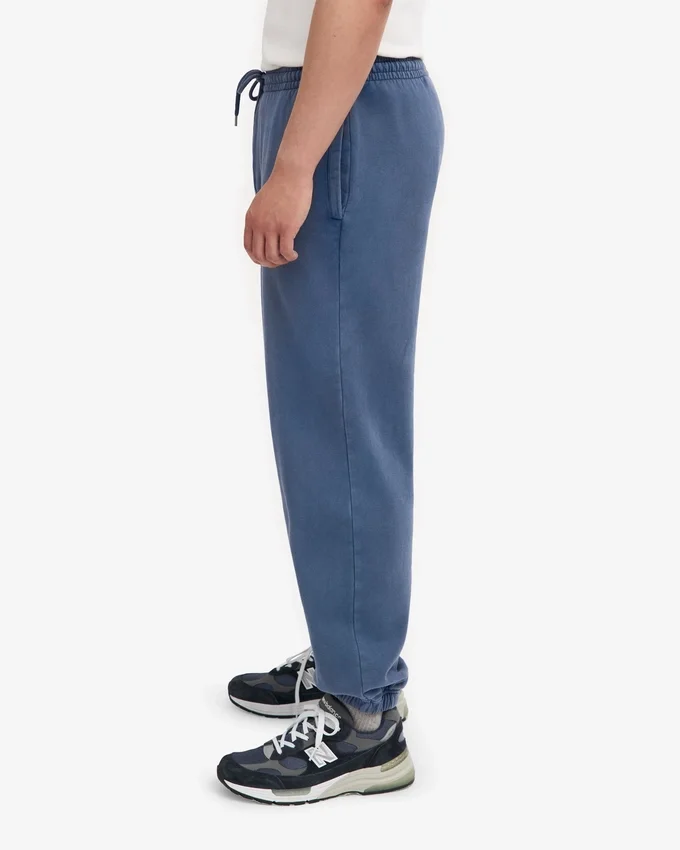 Pantalones de chándal orgánicos holgados - Azul Neptuno