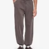 Pantalones de chándal orgánicos holgados - Barro descolorido