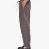 Pantalones de chándal orgánicos holgados - Barro descolorido
