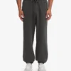 Pantalones de chándal orgánicos holgados - Gris lava