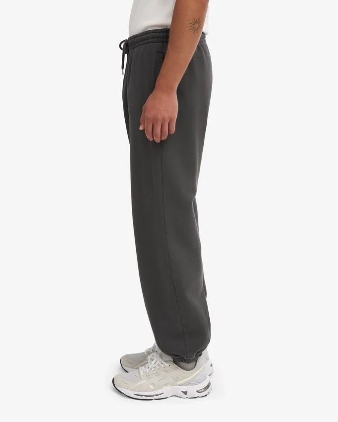 Pantalones de chándal orgánicos holgados - Gris lava