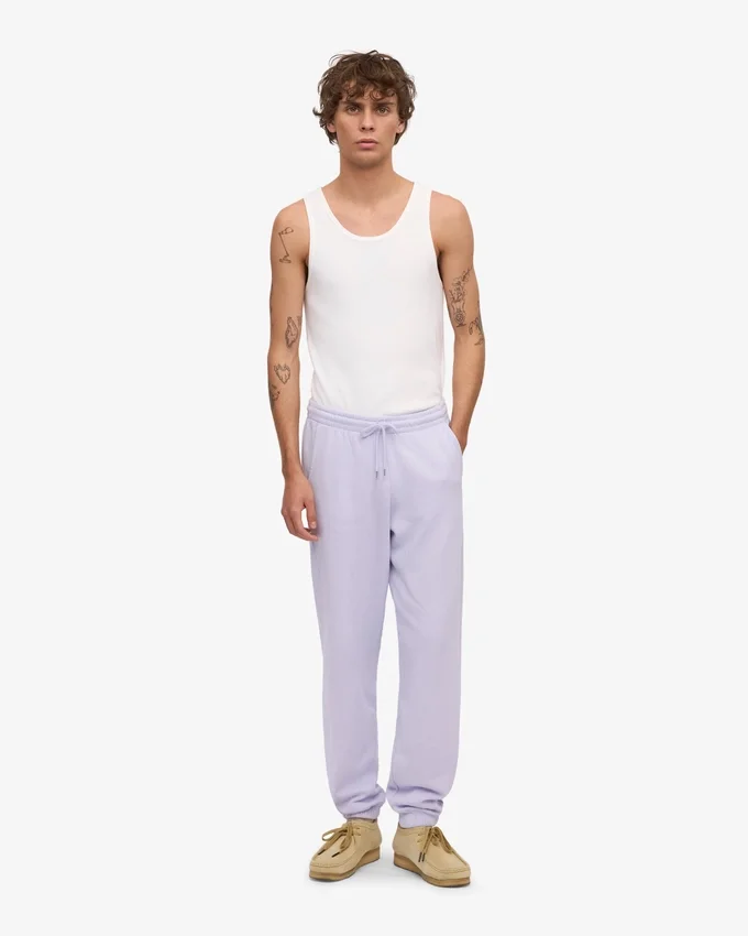 Pantalones de chándal orgánicos - Lavanda suave