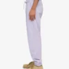 Pantalones de chándal orgánicos - Lavanda suave