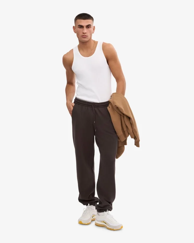 Pantalones de chándal orgánicos - Marrón café