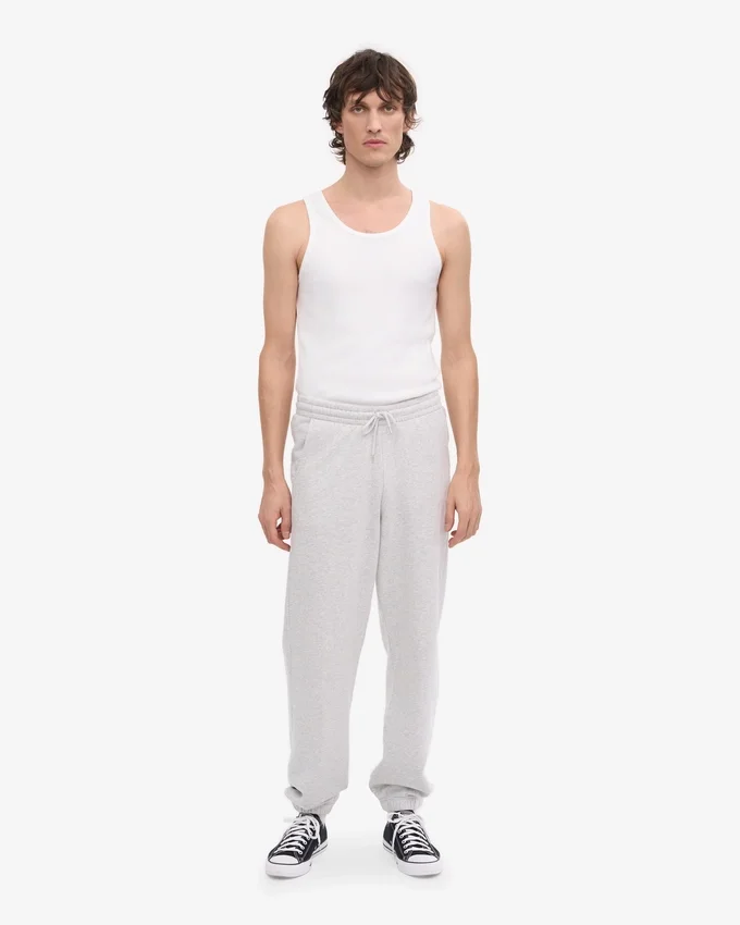 Pantalones de chándal orgánicos - Mezcla de colores nieve