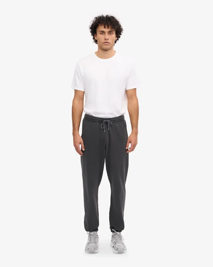 Pantalones de chándal orgánicos - Negro deslavado