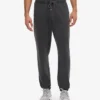 Pantalones de chándal orgánicos - Negro deslavado
