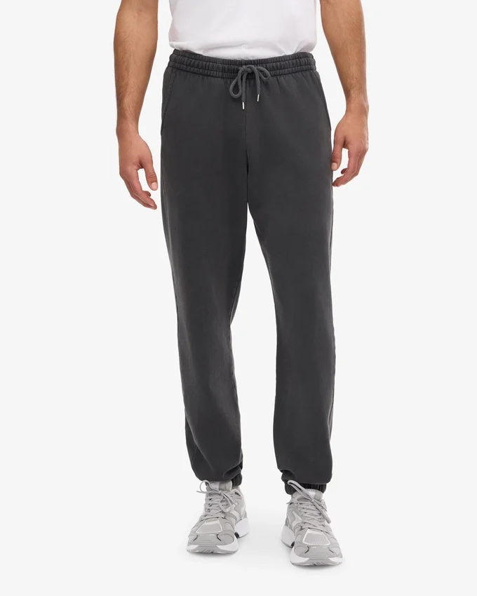 Pantalones de chándal orgánicos - Negro deslavado