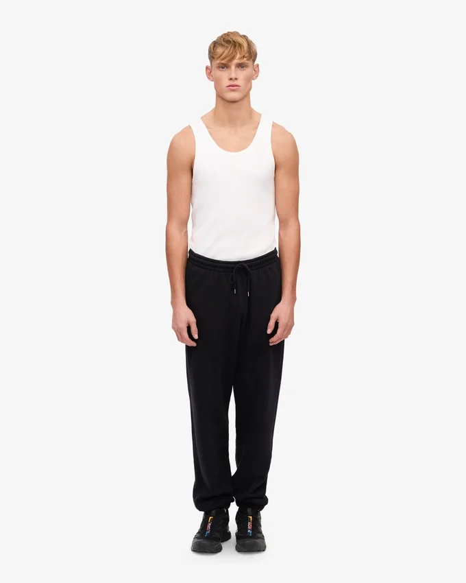 Pantalones de chándal orgánicos - Negro intenso