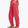 Pantalones de chándal orgánicos - Rojo descolorido
