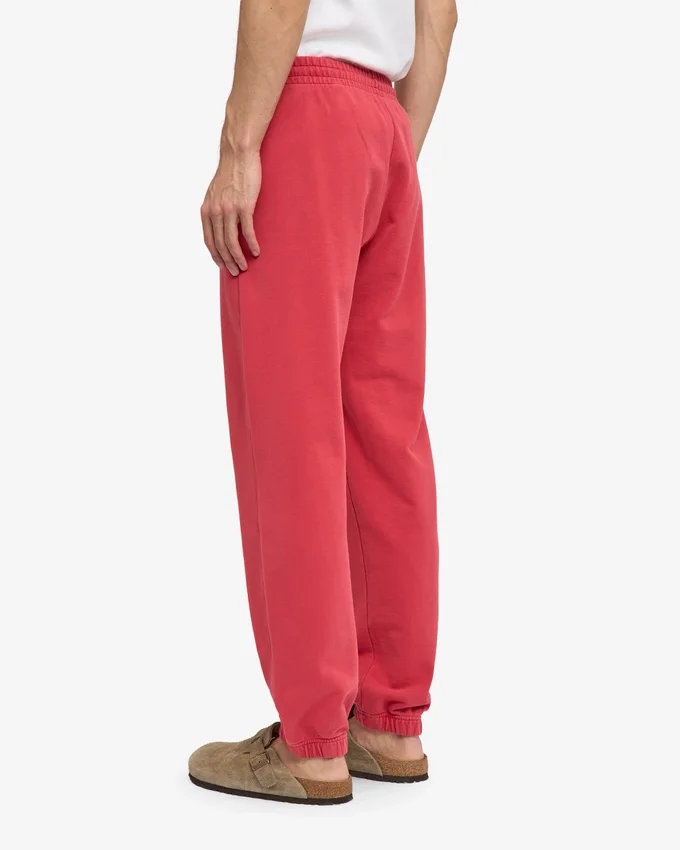Pantalones de chándal orgánicos - Rojo descolorido