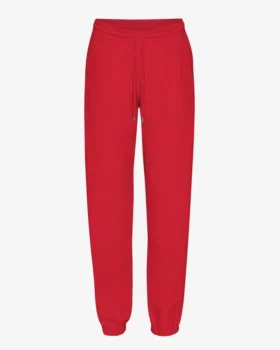 Pantalones de chándal orgánicos - Rojo escarlata