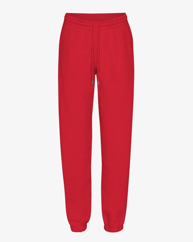 Pantalones de chándal orgánicos - Rojo escarlata