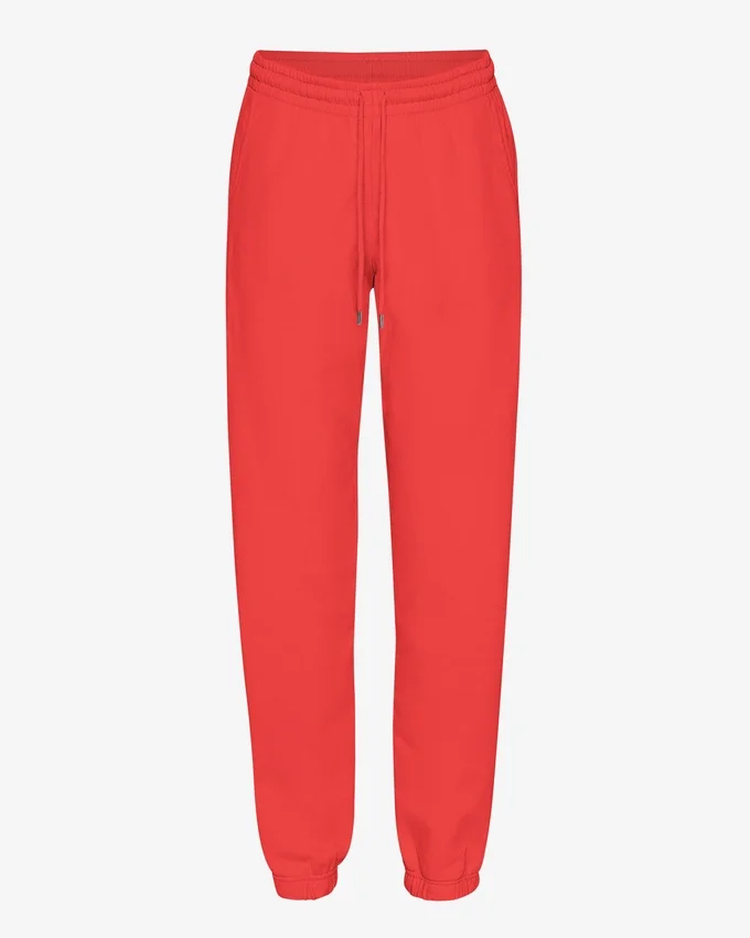 Pantalones de chándal orgánicos - Rojo mandarina