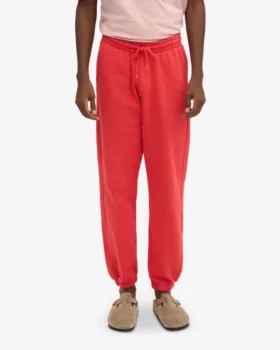 Pantalones de chándal orgánicos – Rojo mandarina