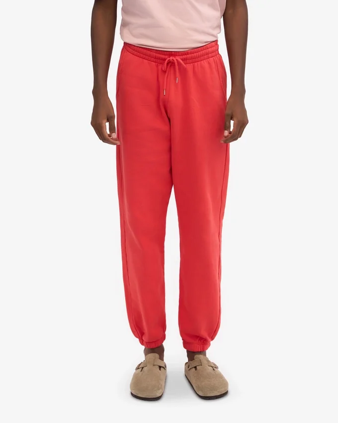 Pantalones de chándal orgánicos - Rojo mandarina