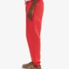 Pantalones de chándal orgánicos - Rojo mandarina