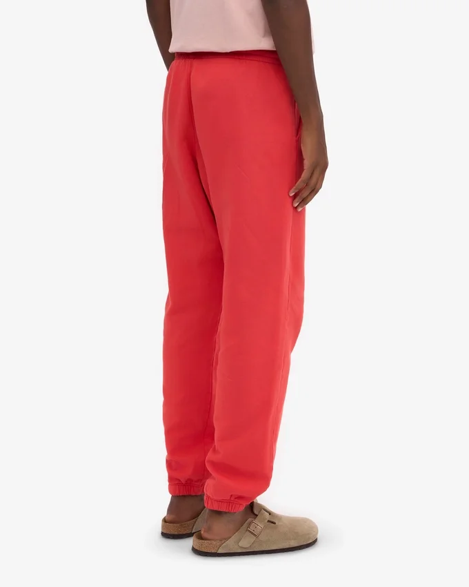Pantalones de chándal orgánicos - Rojo mandarina