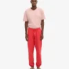 Pantalones de chándal orgánicos - Rojo mandarina