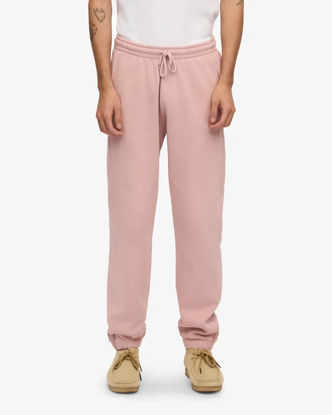 Pantalones de chándal orgánicos - Rosa descolorido