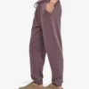 Pantalones de chándal orgánicos - Uva descolorida