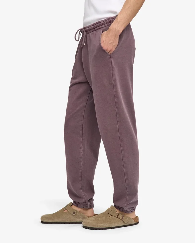 Pantalones de chándal orgánicos - Uva descolorida