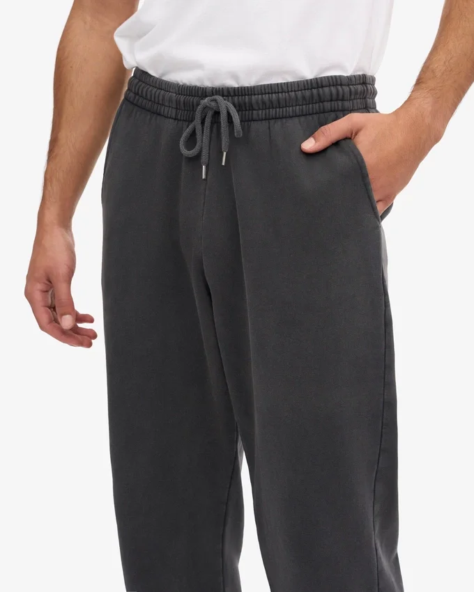 Pantalones de chándal orgánicos - Negro deslavado