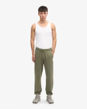 Pantalones de chándal orgánicos – Verde oliva apagado