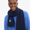 Pañuelo de lana merino - Azul marino
