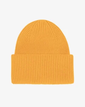 Sombrero de lana merino - Amarillo quemado