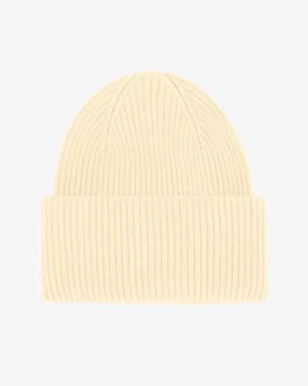 Sombrero de lana merino - Amarillo suave