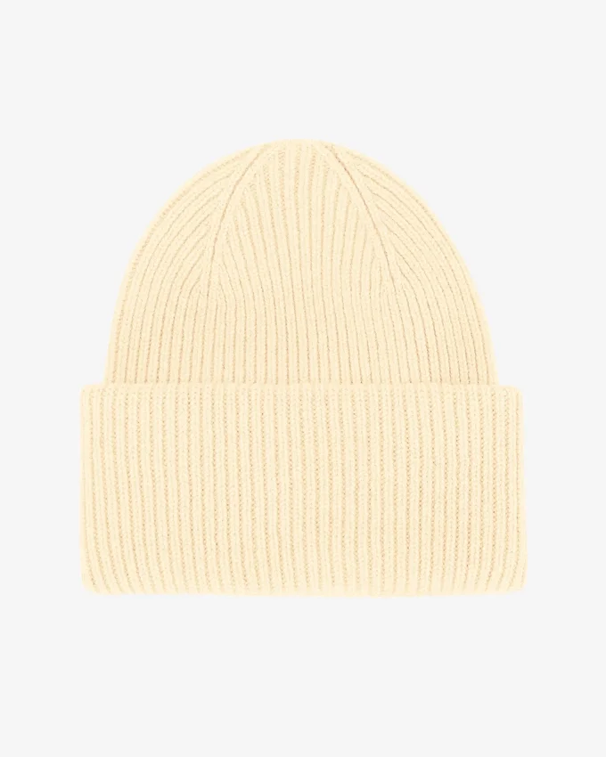 Sombrero de lana merino - Amarillo suave
