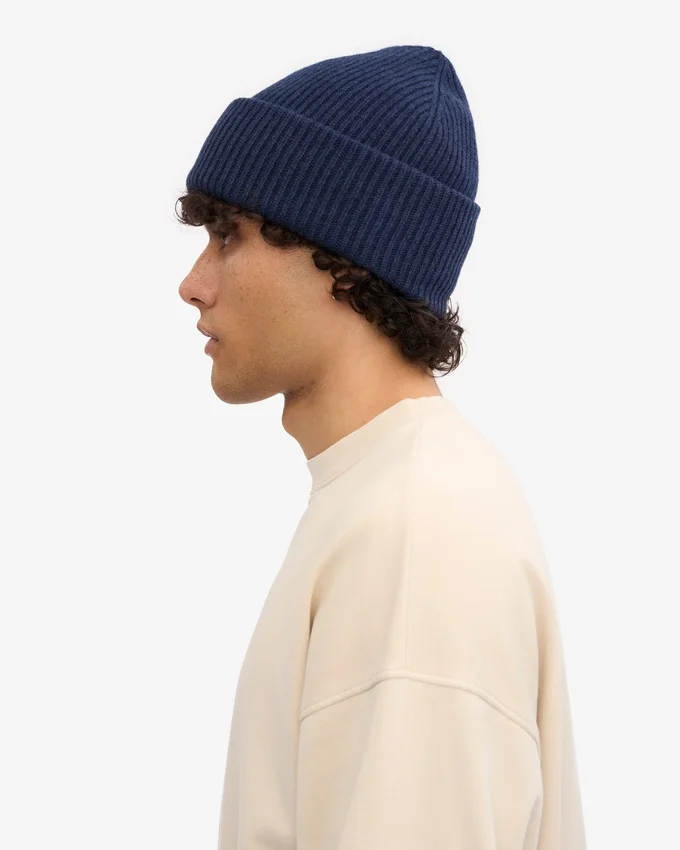 Sombrero de lana merino - Azul marino
