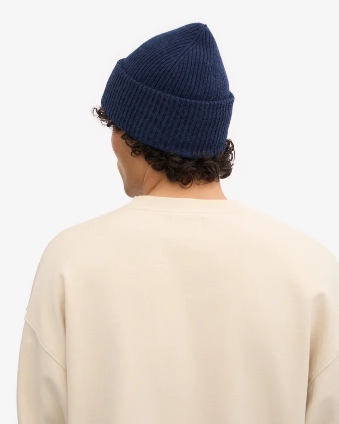 Sombrero de lana merino - Azul marino