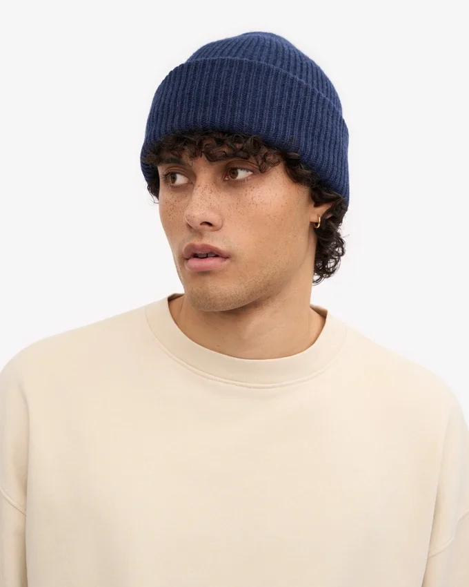 Sombrero de lana merino - Azul marino