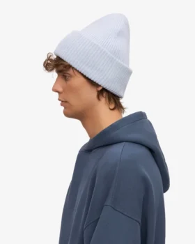 Sombrero de lana merino – Azul polar