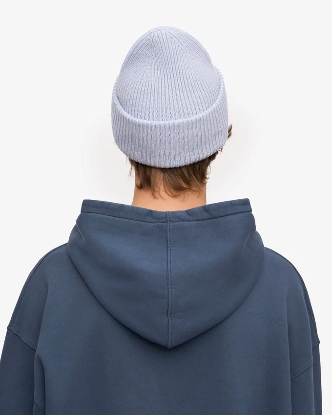 Sombrero de lana merino - Azul polar