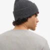 Sombrero de lana merino - Gris lava