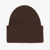 Sombrero de lana merino - Marrón café