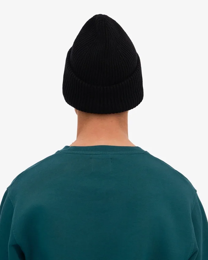 Sombrero de lana merino - Negro intenso