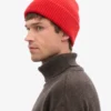 Sombrero de lana merino - Rojo mandarina