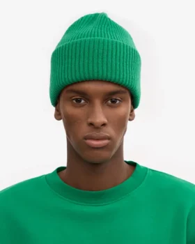 Sombrero de lana merino – Verde Kelly