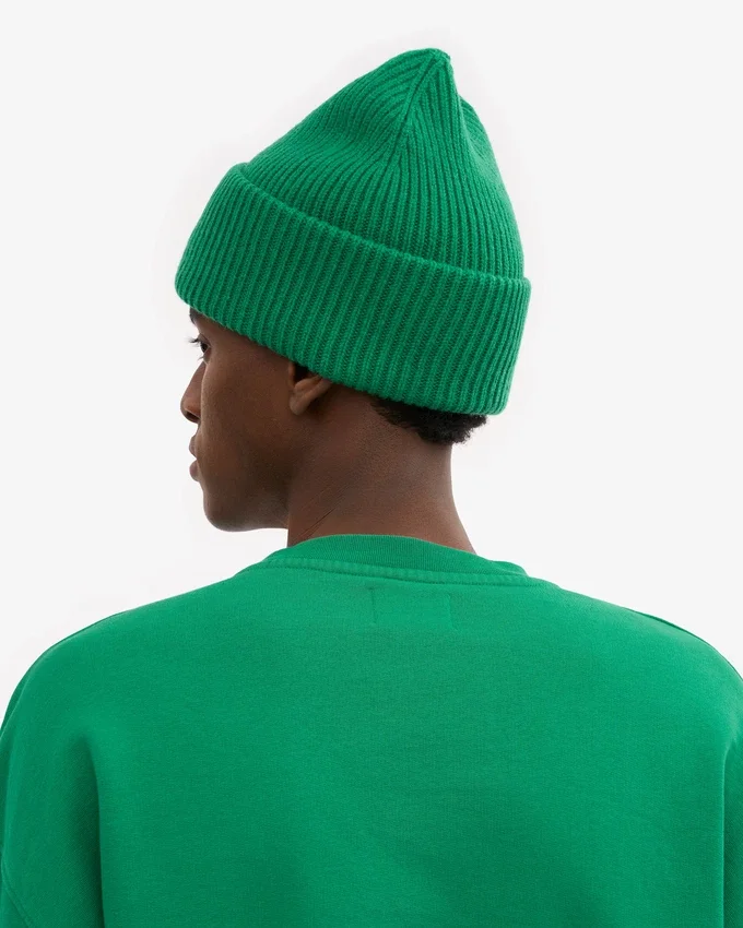 Sombrero de lana merino - Verde Kelly